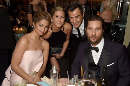 Jennifer Aniston, Matthew McConaughey, Justin Theroux, and Camila Alves McConaughey