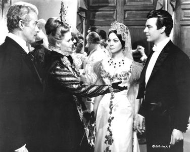 Giancarlo Del Duca, Christiane Minazzoli, Sara Montiel, and Massimo Serato in La mujer perdida (1966)