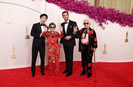 Zhang Li Hua, Yi Yan Fuei, Samuel Davis, and Sean Wang at an event for The Oscars (2024)