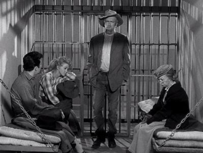 Buddy Ebsen, Max Baer Jr., Donna Douglas, and Irene Ryan in The Beverly Hillbillies (1962)