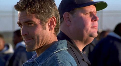 George Clooney and Scott Allen in Out of Sight (1998)