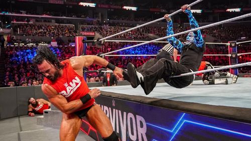 Jeff Hardy and Drew Galloway in WWE Survivor Series (2018)