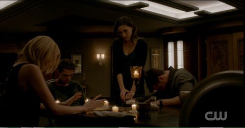 Daniel Gillies, Nathaniel Buzolic, Phoebe Tonkin, and Riley Voelkel in The Originals (2013)
