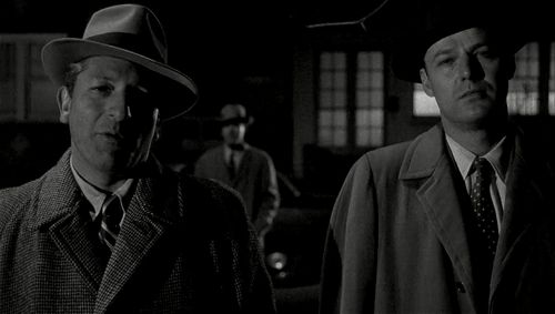 Charles Cooper, Harold J. Stone, and John Vivyan in The Wrong Man (1956)