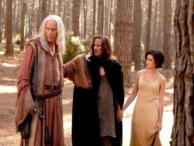 Craig Parker, Bruce Spence, and Faye Kingslee in Legend of the Seeker (2008)