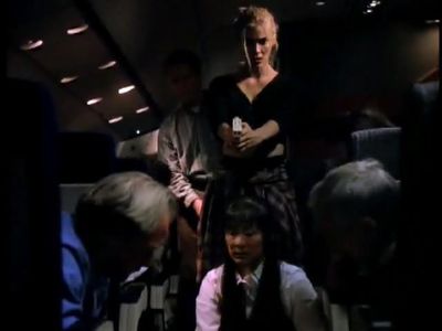 Anthony Michael Hall, Michael Gross, Hudson Leick, Kim Miyori, and Casey Sander in Hijacked: Flight 285 (1996)