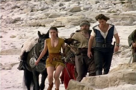 George Buza, Zen Gesner, and Mariah Shirley in The Adventures of Sinbad (1996)