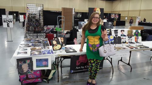 Chelsea D at Wizard World comic Con Tulsa 2016