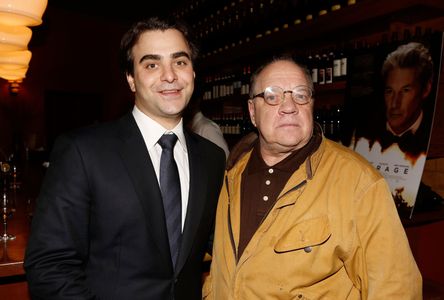 Paul Schrader and Nicholas Jarecki at an event for Arbitrage (2012)