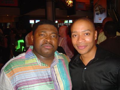 Victor Turner and LaVan Davis at the House of Payne Launch Party.
