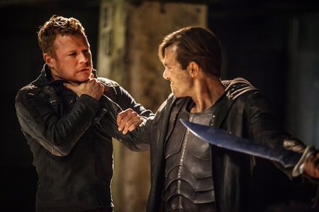Christopher Egan and Carl Beukes in Dominion (2014)