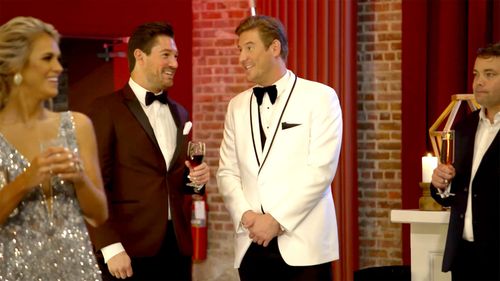 Austen Kroll and Craig Conover in Southern Charm: Wreck the Halls (2022)