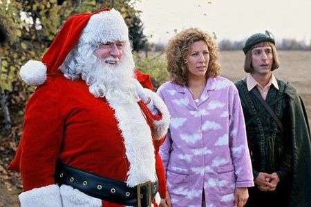 Jacques Languirand as Santa Clause, Sophie Lorain as Alice Tremblay and Martin Drainville as Prince Ludovic in the Denis