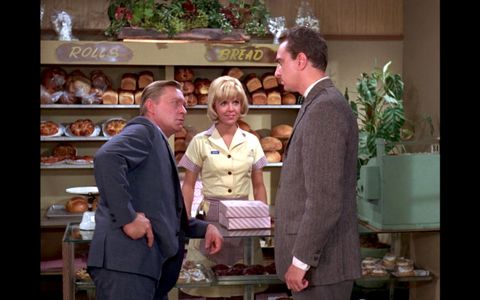 Jack Dodson, Arlene Golonka, and Wayne Heffley in The Andy Griffith Show (1960)