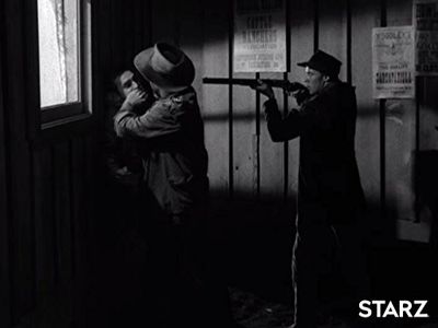John Crawford, Richard Rust, and Dennis Weaver in Gunsmoke (1955)