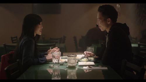 Chris Dinh and Julie Zhan in Comfort (2016)