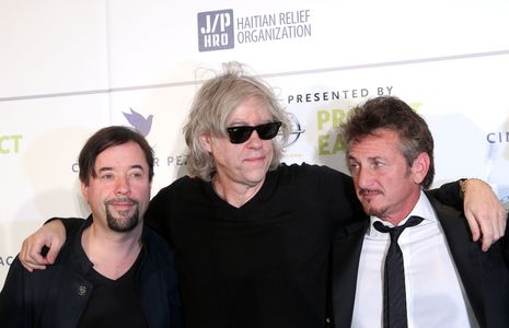 Sean Penn, Bob Geldof, and Jan Josef Liefers