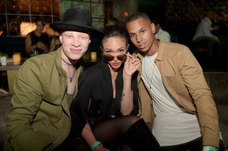 Naima Mora, Devin Harrison, and Shaun Ross at an event for America's Next Top Model (2003)