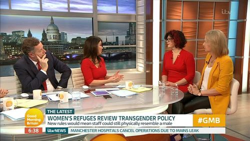 Piers Morgan, Susanna Reid, Karen Ingala Smith, and India Willoughby in Good Morning Britain (2014)