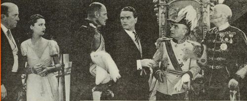 Ferdinand Gottschalk, Otis Harlan, Edgar Kennedy, William Orlamond, Guy Robertson, and Irene Ware in King Kelly of the U