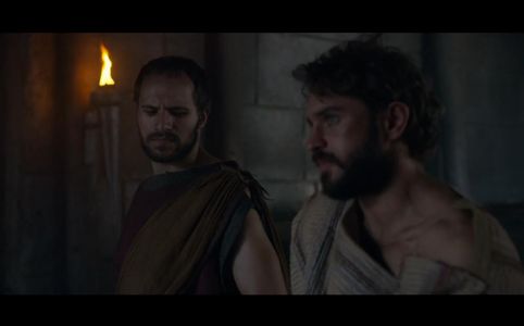Louis Hunter and Christiaan Schoombie in Troy: Fall of a City (2018)