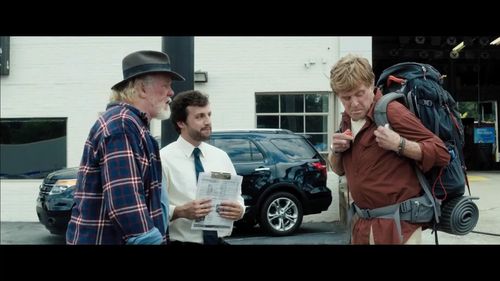 Rowan Bousaid with Robert Redford and Nick Nolte in A Walk in the Woods