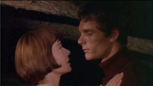 Keir Dullea and Anne Heywood in The Fox (1967)