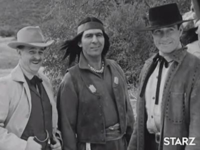 Stacy Harris, George Keymas, and Hugh O'Brian in The Life and Legend of Wyatt Earp (1955)