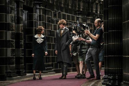 Eddie Redmayne and Zoë Kravitz in Fantastic Beasts: The Crimes of Grindelwald (2018)