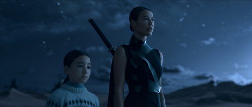 Eve Ridley and Sea Shimooka in 3 Body Problem (2024)