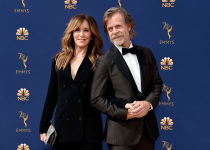 William H. Macy and Felicity Huffman at an event for The 70th Primetime Emmy Awards (2018)