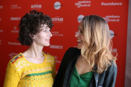Miranda July and Josephine Decker at an event for Madeline's Madeline (2018)