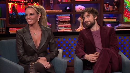 Whitney Rose and Dustin Milligan in Watch What Happens Live with Andy Cohen: Dustin Milligan & Whitney Rose (2022)