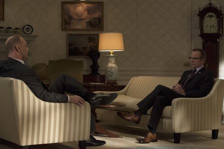 Kiefer Sutherland and Aidan Devine in Designated Survivor (2016)