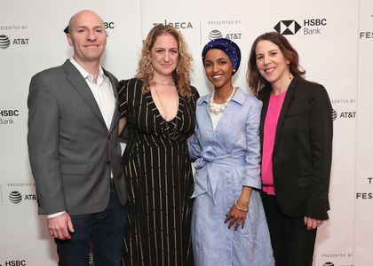 Chris Newberry, Norah Shapiro, and Ilhan Omar at an event for Time for Ilhan (2018)