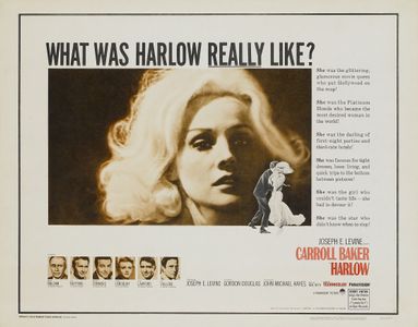 Martin Balsam, Red Buttons, Angela Lansbury, Carroll Baker, Mike Connors, Peter Lawford, and Raf Vallone in Harlow (1965