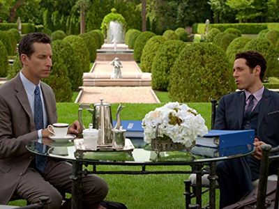 Paulo Costanzo and Ben Shenkman in Royal Pains (2009)