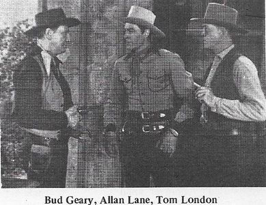 Tom London, Bud Geary, and Allan Lane in Trail of Kit Carson (1945)