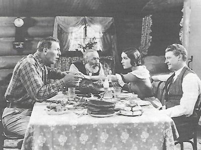 Dolores del Rio, Karl Dane, Ralph Forbes, and Tully Marshall in The Trail of '98 (1928)