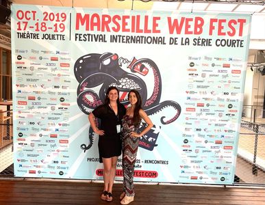Chelsea London Lloyd & Jenny Austin at the Marseille Web Festival in Marseille, France