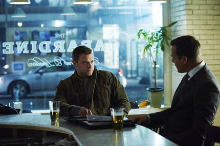 Gabriel Macht and Billy Miller in Suits (2011)