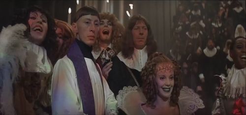 Georgina Hale, Murray Melvin, and John Woodvine in The Devils (1971)