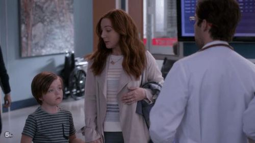 Still of Sarah Utterback and Harlo Haas in Grey's Anatomy episode Bad Reputation
