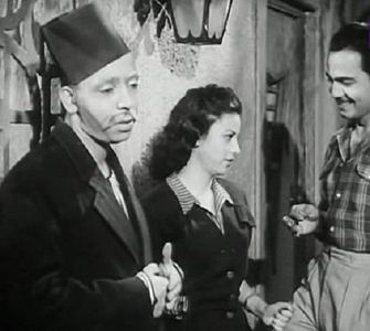 Kamal El-Shinnawi, Faten Hamamah, and Ismail Yassin in Immortality (1948)