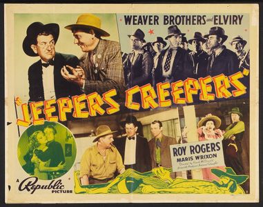 Roy Rogers, Thurston Hall, June Weaver, Frank Weaver, Leon Weaver, and Maris Wrixon in Jeepers Creepers (1939)