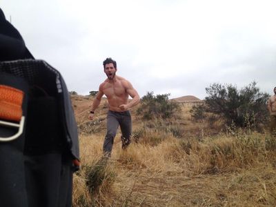 Casey King in sequence for 'Lion's March'