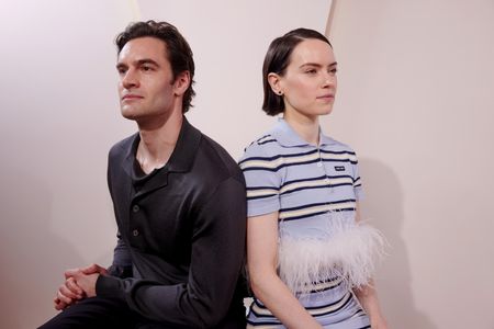 Tom Bateman and Daisy Ridley at an event for Magpie (2024)