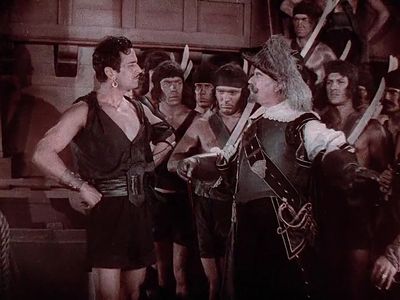 Douglas Fairbanks and E.J. Ratcliffe in The Black Pirate (1926)