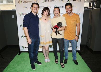 Jason Ritter, Melanie Lynskey, Aaron Yoo and Justin Klosky hit the green carpet of SeriesFest: Season 2