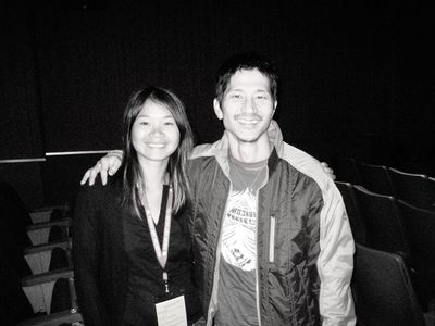 Kim Jiang Dubaniewicz and Gregg Araki at Tie a Yellow Ribbon Premiere, San Francisco Asian American International Film F